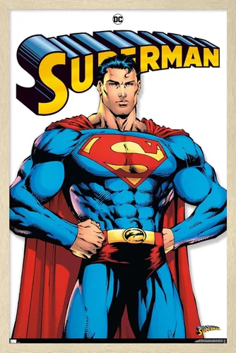 Miniatura 5 de DC Comics Superman Feature Series - Póster de pared, 34 pulgadas de largo x 22.4 pulgadas de ancho, versión premium sin marco