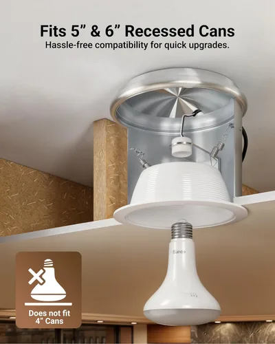 Miniatura 5 de Sunco - Paquete de 12 bombillas LED BR30, bombillas empotradas, bombilla de inundación para interiores, 850 LM, 11 W (equivalente a 65 W), CCT