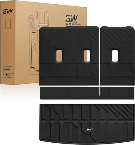 Miniatura 29 de 3W Alfombrillas de piso para Chevy Equinox 2018-2023 2024/Alfombrillas de piso GMC Terrain, TPE para todo clima con ajuste personalizado
