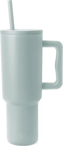 Miniatura 34 de Simple Modern Vaso Trek de 40 oz con Asa y Tapa con Pajilla Vaso de Viaje Aislado de Acero Inoxidable Apto para Portavasos Slumberland
