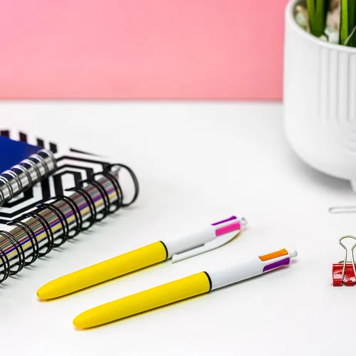 Miniatura 8 de BIC Bolígrafos Sun de 4 colores - Caja de 12