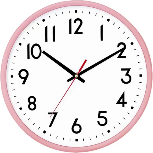 Miniatura 10 de HZDHCLH Reloj de pared negro, silencioso, funciona con pilas, 8 pulgadas, moderno, analógico, sin tictac, decorativo, para cocina, dormitorio, sala