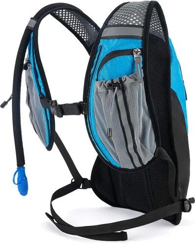Miniatura 8 de Mochila de hidratación Mochila de agua para correr con vejiga de hidratación de 2L, paquetes de chaleco de hidratación de ciclismo aislado