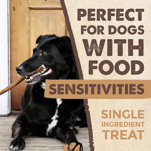 Miniatura 9 de Mighty Paw Naturals Bully Sticks para perros, masticables de carne de res alimentada con pasto. Palitos para mascotas para perros grandes, razas