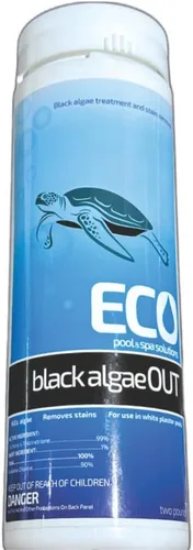 Alguicida negra para piscinas y spa – Eliminador de algas de piscina de acción rápida para algas negras y mostazas – Tratamiento de choque para agua