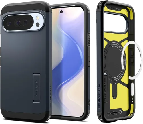 Miniatura 10 de Spigen Funda para Pixel 9a, Tough Armor (Ai) MagFit (2025) [Compatible con accesorios MagSafe] - Negro