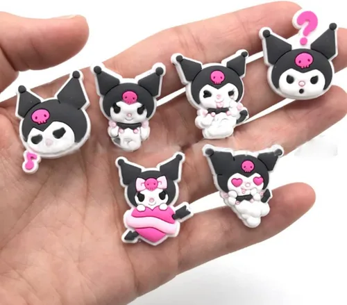 Miniatura 6 de Dijes para zapatos de cocodrilo, accesorios de decoración de fiesta de zapatos de anime, regalo para niños, niñas, mujeres y hombres