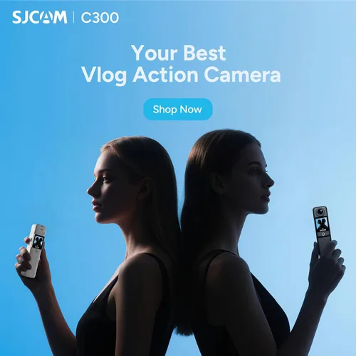Miniatura 7 de SJCAM Cámara de acción C300 4K, cámara de cuerpo magnético de 64 GB y diseño desmontable de mano, vlogs para creadores de contenido, transmisión