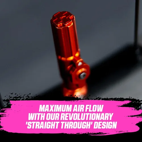 Miniatura 2 de Muc-Off Big Bore - Válvulas híbridas sin cámara, iridiscentes de 1.772 in, tapones antipolvo de precisión para bicicletas con revolucionaria
