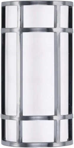 Miniatura 4 de Maxim Moon Ray - Aplique de pared de 12 pulgadas de alto con acabado de bronce y cristal blanco satinado
