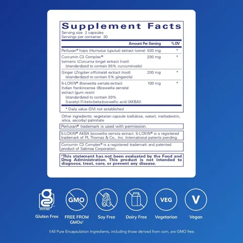 Miniatura 2 de Pure Encapsulations Phyto-4 Suplemento hipoalergénico que apoya la salud inmunológica, celular y tisular 60 cápsulas