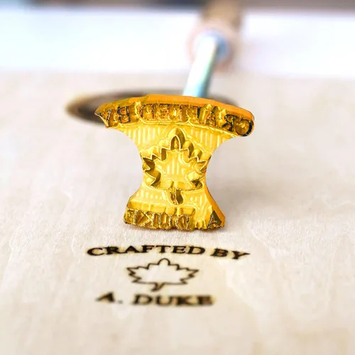 Miniatura 10 de Hierro de marca para madera, sello de hierro de marca de cuero duradero personalizado, hierro de marca de madera/regalo de boda, diseño hecho a 5.0