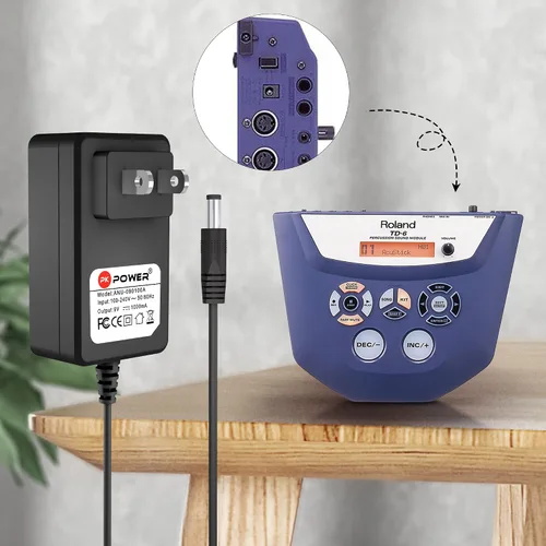 Miniatura 5 de PKPOWER - Adaptador de 9 V CA CC para pedales de guitarra estándar Boss, fuente de alimentación para Boss Roland GT-10 GT-10B BCB-60 BR-80 BR-800