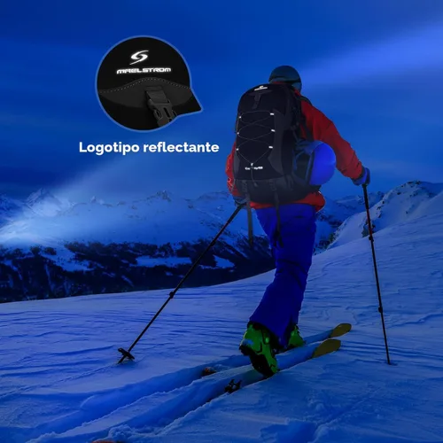 Miniatura 6 de Mochila de senderismo Maelstrom, mochila de camping, mochila de senderismo impermeable de 40 l con cubierta para la lluvia, mochila ligera de viaje