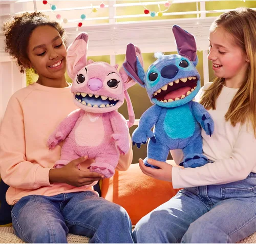 Miniatura 9 de Wow! Stuff Disney Angel Puppetronic de RealFX ¡Se ve, siente y suena real! Lilo & Stitch de Disney Más de 100 acciones y sonidos 18 pulgadas