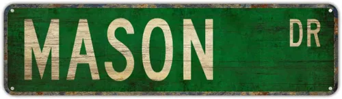 Miniatura 15 de snowsun Letrero de metal de JUDGE DR Vintage Signs Retro Tin Placa de aluminio para dormitorio, cocina, jardín, pared, bar, club, café, letrero