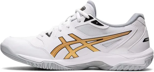 Miniatura 4 de ASICS Gel-Rocket 10 Indoor Court Zapatos para hombre, BlancoOro puro.