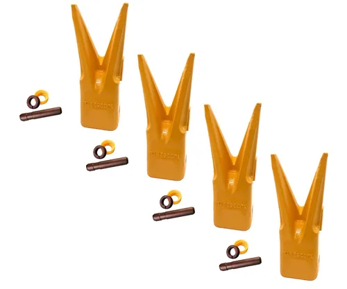Miniatura 7 de Cubo de excavadora Twin Sharp Rock Diente con pasador, 1U3352WTL, se adapta a adaptadores Caterpillar J350 Series (1)