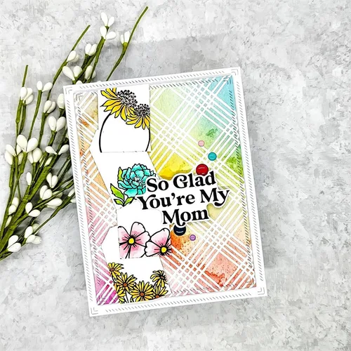 Miniatura 5 de Juego de sellos y troqueles transparentes para hacer tarjetas, plantillas de corte para álbumes de recortes, álbum de fotos, papel decorativo