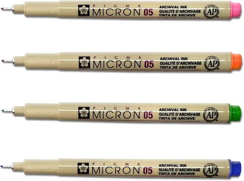 Miniatura 2 de G.T. Luscombe Company, Inc. Pigma Micron 05 - Kit de bolígrafos de punta media para notas bíblicas, tinta pigmentada que no se corre, seguro