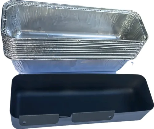 Miniatura 3 de Firsgrill Forros Profesionales para Grasa Desechables de Papel de Aluminio Bandejas de Goteo para Parrilla Portátil Camp Chef (20)