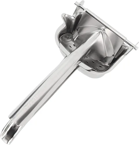 Miniatura 8 de Exprimidor de limón de acero inoxidable, exprimidor de mano desmontable, exprimidor de naranja, manual de prensa de jugo para naranja limón lima