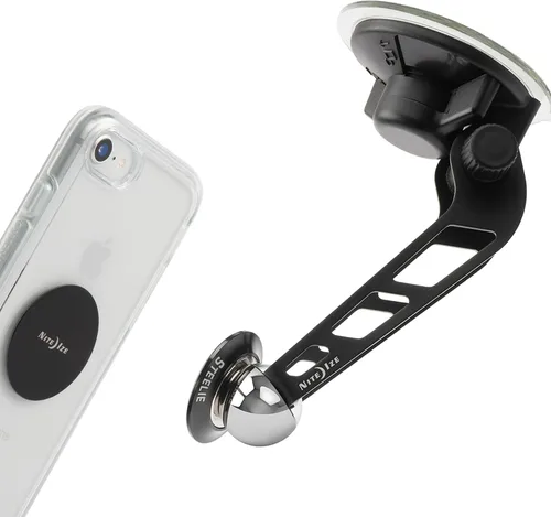 Miniatura 8 de Nite Ize Steelie Kit de parabrisas – Soporte magnético para teléfono celular para accesorios de coche – Soporte resistente para parabrisas de coche