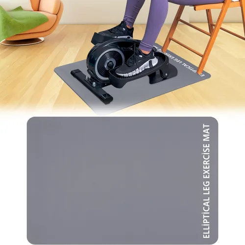 Miniatura 8 de TOBWOLF Non-Slip Workout Mat for Ellipse Leg Exerciser, Ellipse Machine Mat, Exercise Mat for Under Desk Ellipticals, Suitable for Electric Seated