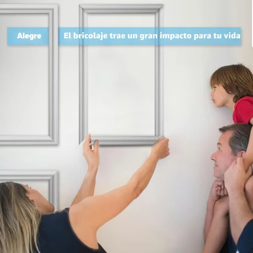 Miniatura 9 de Art3d Juego de 6 piezas de molduras de pared precortadas, paneles de wainscoting listos para armar para decoración de paredes interiores, sala