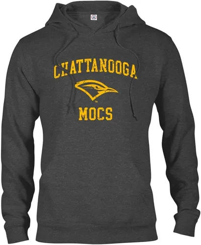 Miniatura 30 de Sport Your Gear Sudadera con capucha retro envejecida con licencia oficial de la NCAA para el día del juego, ropa para fanáticos Kent Navy Heather