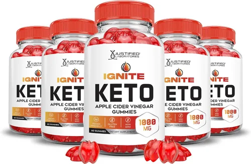 Miniatura 8 de Justified Laboratories Ignite Keto ACV Gummies Advanced 1000 mg Ignite Keto Gummies Formula Vinagre de sidra de manzana formulado con jugo