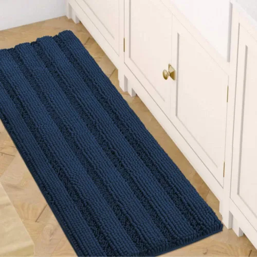 Miniatura 154 de H.VERSAILTEX - Alfombras de baño, juego de 2 piezas, alfombra de contorno para baño, juego de alfombras para inodoro, alfombra antideslizante