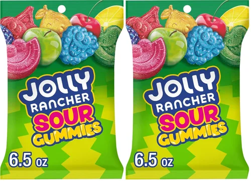Miniatura 6 de JOLLY RANCHER Sour Gummies - Caja de dulces con sabor a fruta surtida, 3.5 onzas