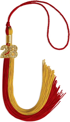 Miniatura 32 de Endea Graduation Borla de doble color con dije dorado (negro/oro brillante, 2022)