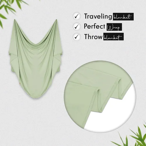 Miniatura 12 de K E L O R Luxury Cooling Travel Blanket - Stretchy, Lightweight Soft & Breathable Shawl Wraps for Women
