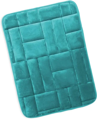 Miniatura 4 de Clara Clark - Tapete para baño, de espuma viscoelástica, terciopelo y felpa ultra suave, antideslizante, lavable a máquina y de secado rápido, de 17