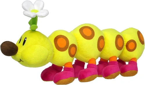 Little Buddy Super Mario Bros. All Star Collection 1593 Wiggler/Hanacha Toy 13 pulgadas, multicolor