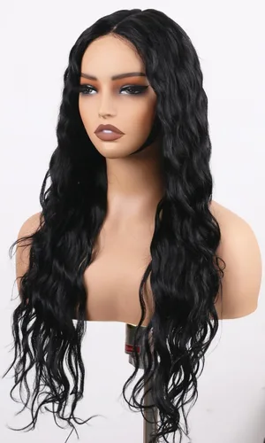 Miniatura 44 de Peluca de cabello humano con encaje frontal en T de 13 x 4 pulgadas, peluca de encaje HD rizado profundo sin pegamento, línea de cabello