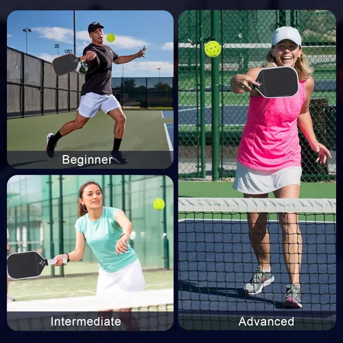 Miniatura 3 de Pickleball Balls 6 Pack 12 Pack- 40 Holes Outdoor Pickleball with Bag, Perfectly Balanced, High Bounce, Crack-Resistance，USAPA Standard - Multiple