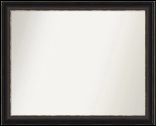 Miniatura 103 de Amanti Art Espejo de baño de bronce para sobre el fregadero, 24 x 24 pulgadas, espejo cuadrado de bronce Lara para tocador, marco de madera