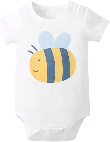 Miniatura 3 de pureborn Mameluco para bebé, paquete de 2 unidades, unisex, de algodón suave, de una pieza, para niños y niñas de 0 a 24 meses