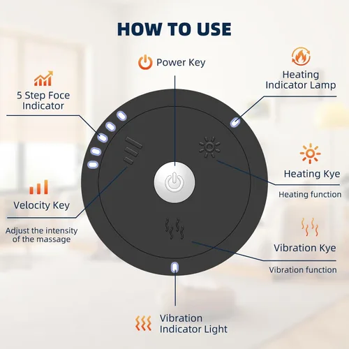Miniatura 5 de ZhanHao Masaje de manos, máquina de mano con calor y compresión, masajeador eléctrico de manos para artritis y túnel carpiano, masajeadores