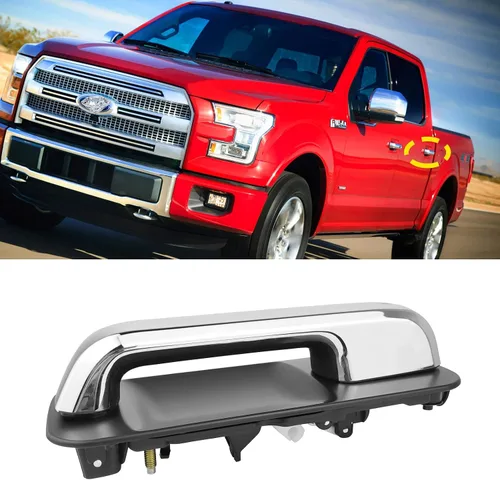 Miniatura 10 de Moonlinks Compatible con manija de puerta exterior del lado del conductor F150 2015-2020, reemplazo de manija de puerta F150 lado trasero izquierdo