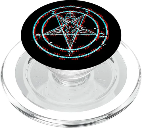 Miniatura 7 de Satanic Pentagram Baphomet Vaporwave - Agarre y soporte para teléfonos y tabletas