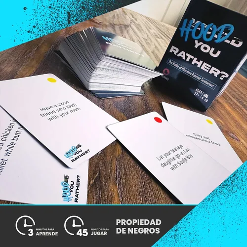Miniatura 3 de Doin' The Most - Hood You Rather: Urban Black Culture Party. Juegos para adultos con un giro urbano inolvidable en el divertido juego de cartas