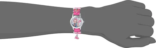 Miniatura 2 de Accutime JoJo Siwa - Reloj analógico de cuarzo para niña con correa de piel color rosa 12 modelo JOJ5002