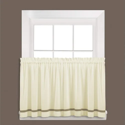 Miniatura 13 de SKL Home Sutton Cenefa para ventana, 18 x 38 pulgadas, Burdeos