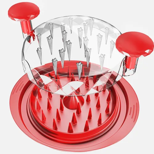 Miniatura 9 de Trituradora de pollo, trituradora de pollo grande de 11 pulgadas, máquina para picar carne, sin BPA, fuerte antideslizante, apta para lavavajillas