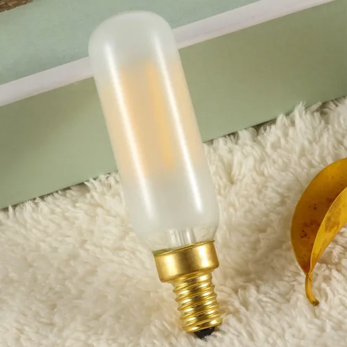 Miniatura 4 de Bombilla LED T6 esmerilada E12 regulable Edison 25W blanco suave 3000K E12 bombillas incandescentes equivalentes a T6.5 bombilla de filamento LED