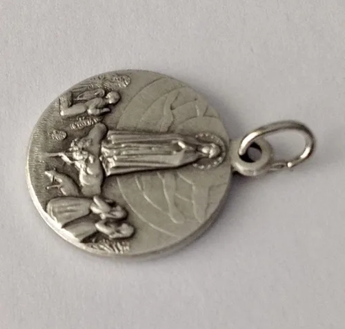 Miniatura 4 de Medalla de Nuestra Señora de Fátima Medallas de los Santos del Patron 100 Made in Italy